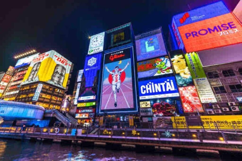 ー 8Greige ー 2Min Dotonbori Namba Kuromon Osaka Usj Wifi Unlimited Διαμέρισμα Εξωτερικό φωτογραφία